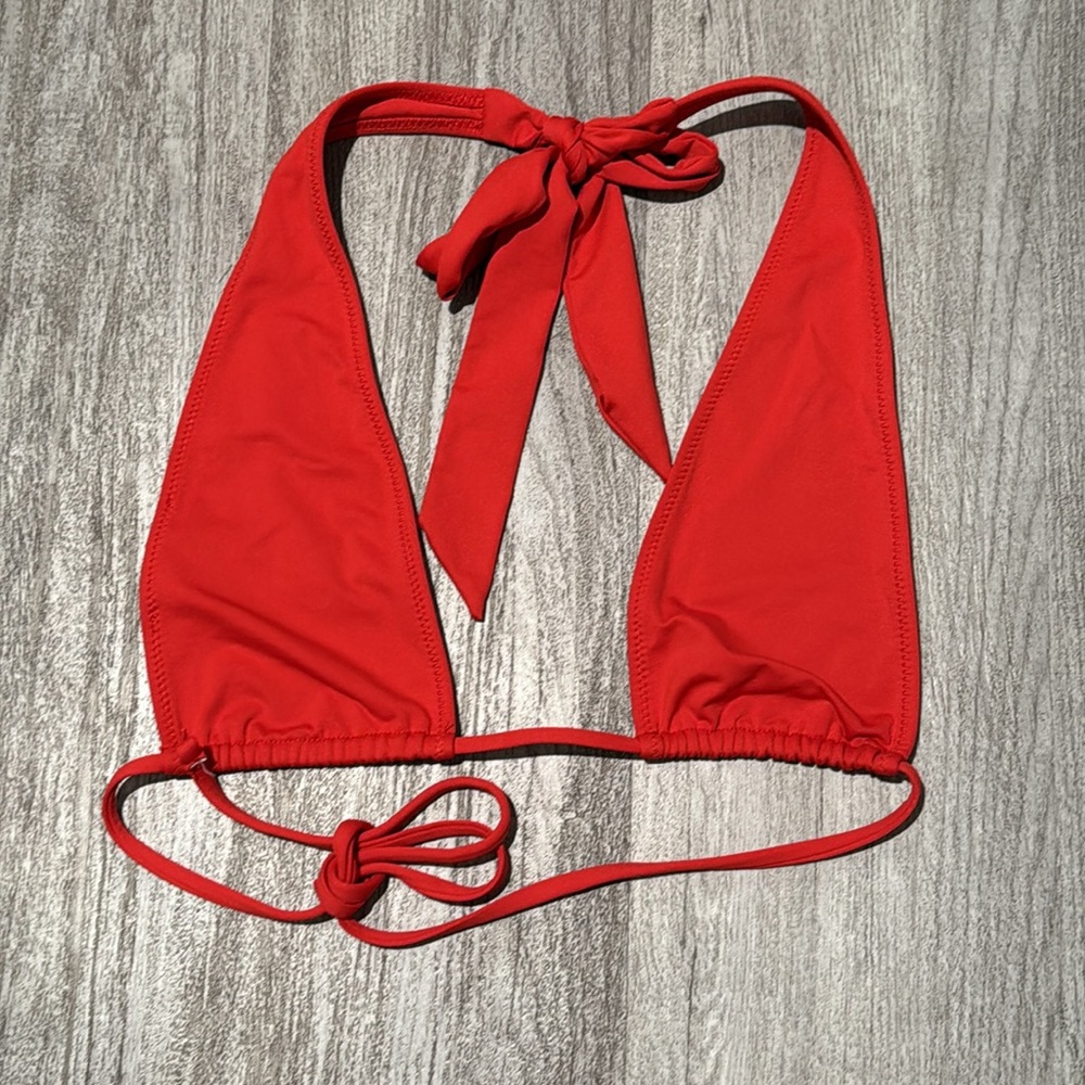 Zara Red Halter Bikini Set - Picture 3 of 16